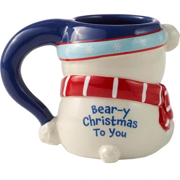 Precious Moments Holiday Mug | Bear-y Christmas To You Ceramic Mug | Hol… - Picture 3 of 8